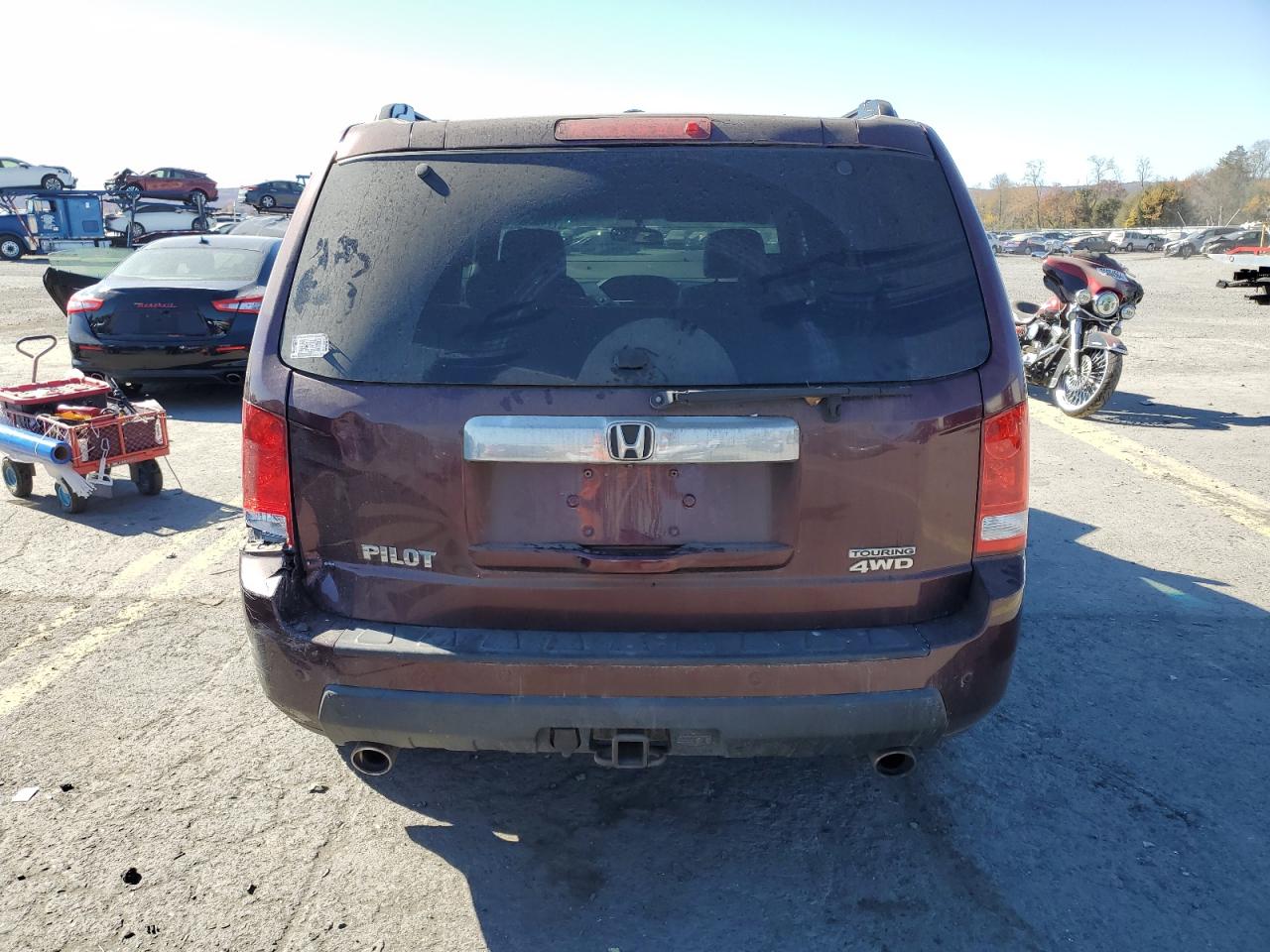 2011 Honda Pilot Touring VIN: 5FNYF4H97BB050927 Lot: 77453684