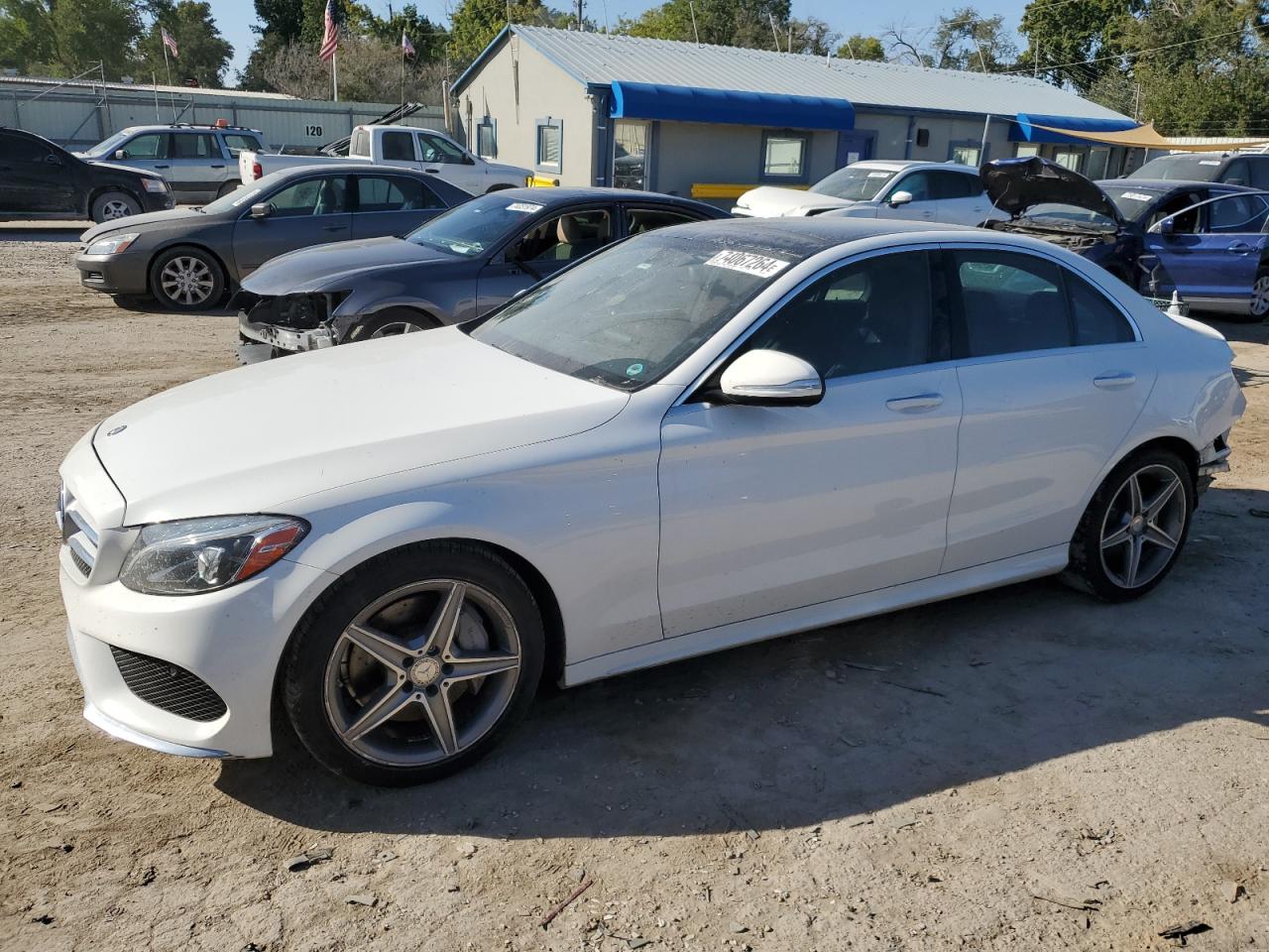 VIN 55SWF4JB4FU085210 2015 MERCEDES-BENZ C-CLASS no.1