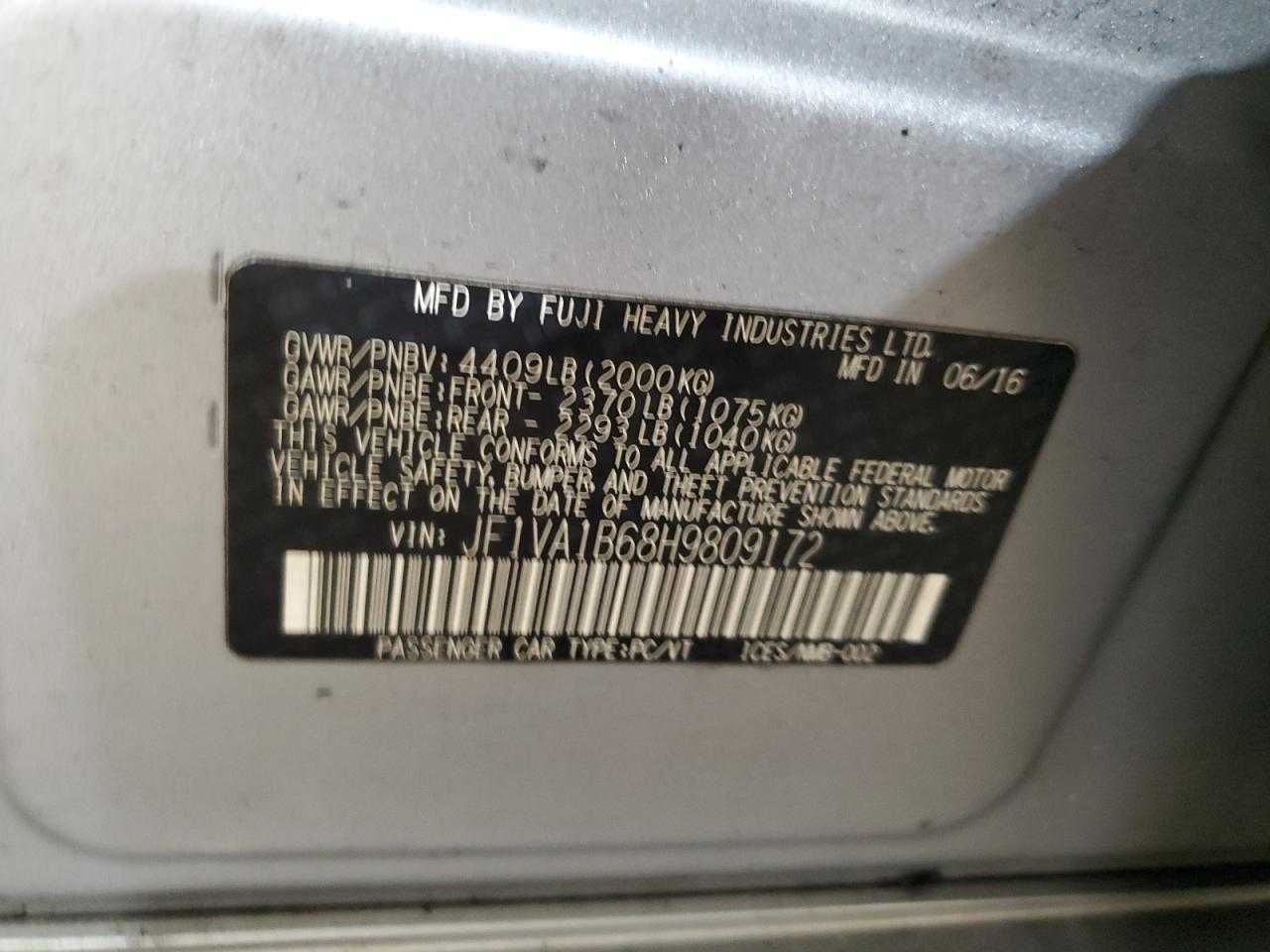 2017 Subaru WRX - Image 12