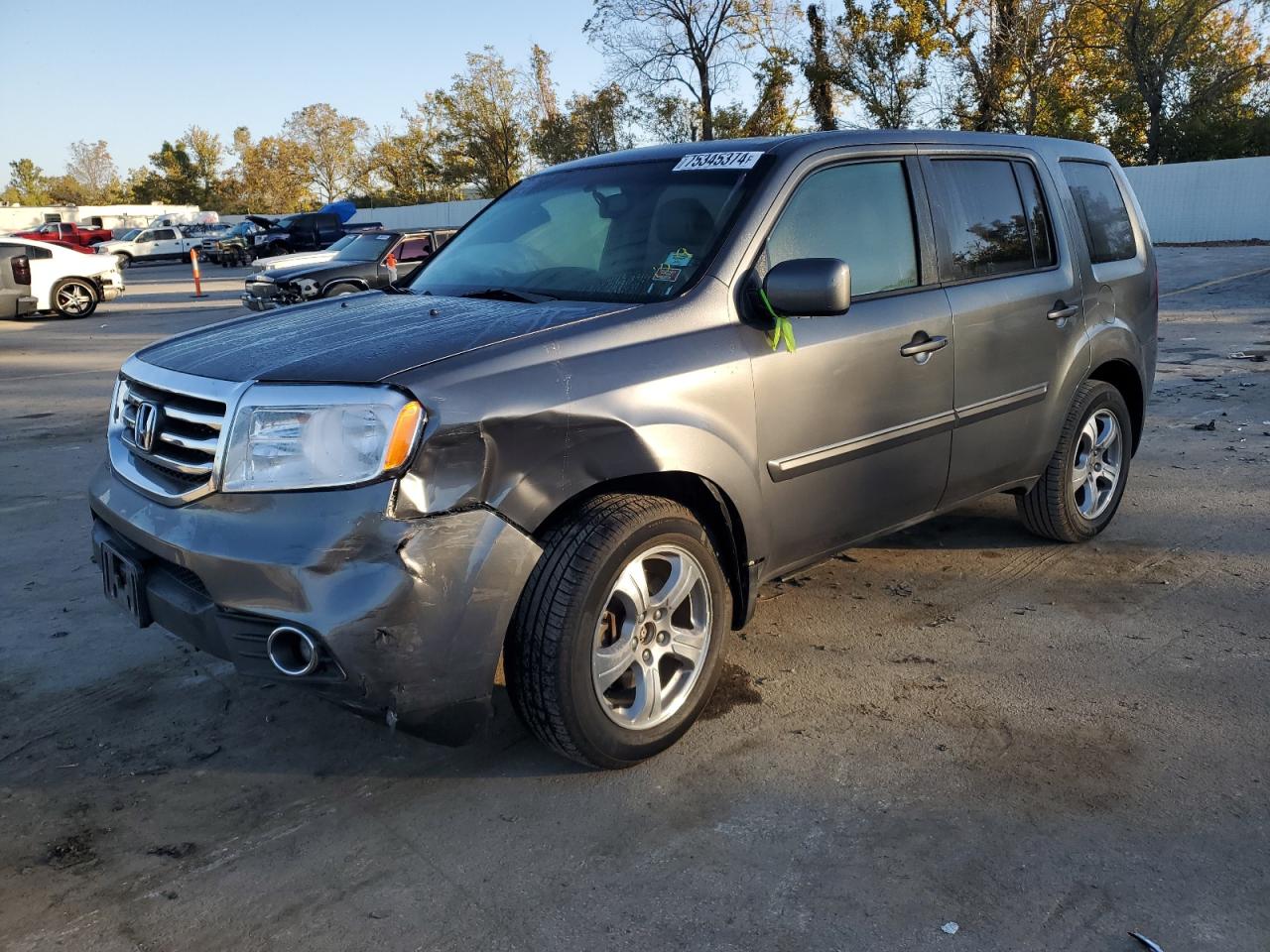 VIN 5FNYF4H66DB016891 2013 HONDA PILOT no.1