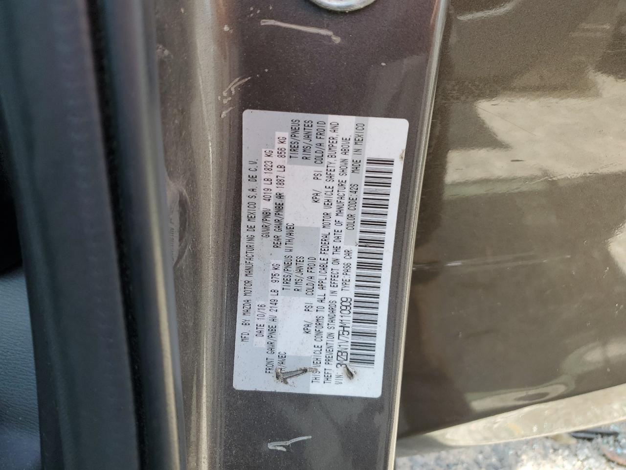 3MZBN1V75HM110909 2017 MAZDA 3 - Image 12