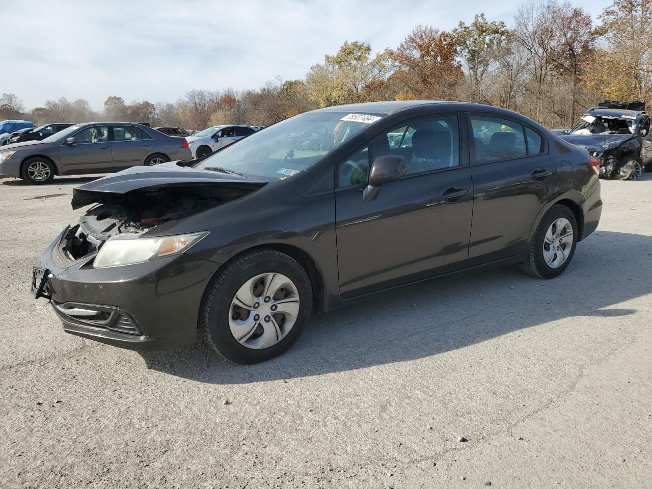 2013 Honda Civic Lx VIN: 19XFB2F53DE207563 Lot: 78507484