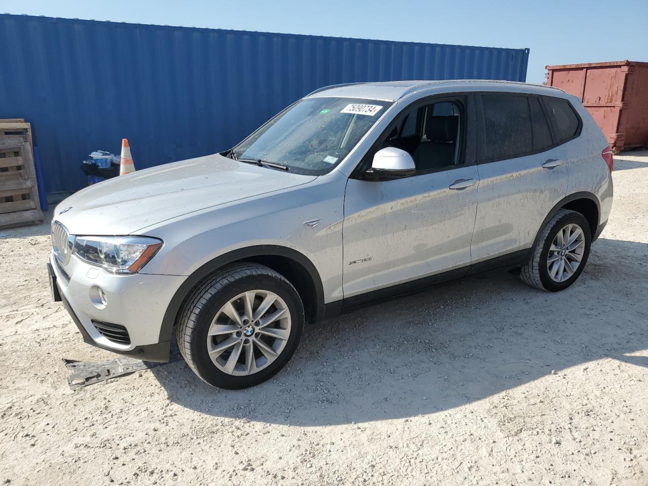 VIN 5UXWX9C39H0W76103 2017 BMW X3 no.1