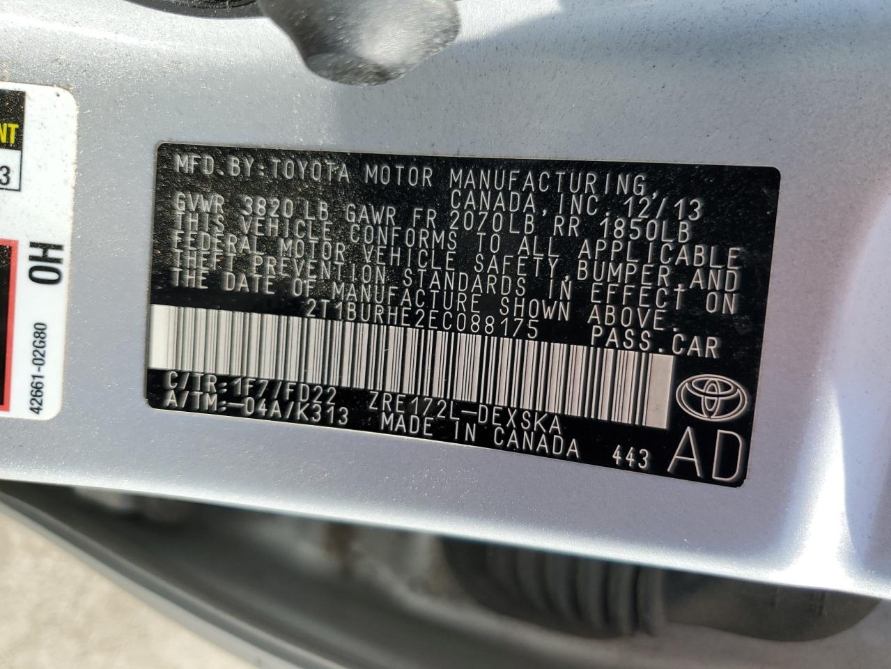 2014 Toyota Corolla - Image 12