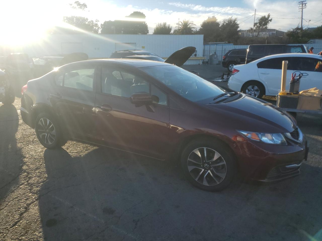 VIN 19XFB2F81EE200266 2014 HONDA CIVIC no.4