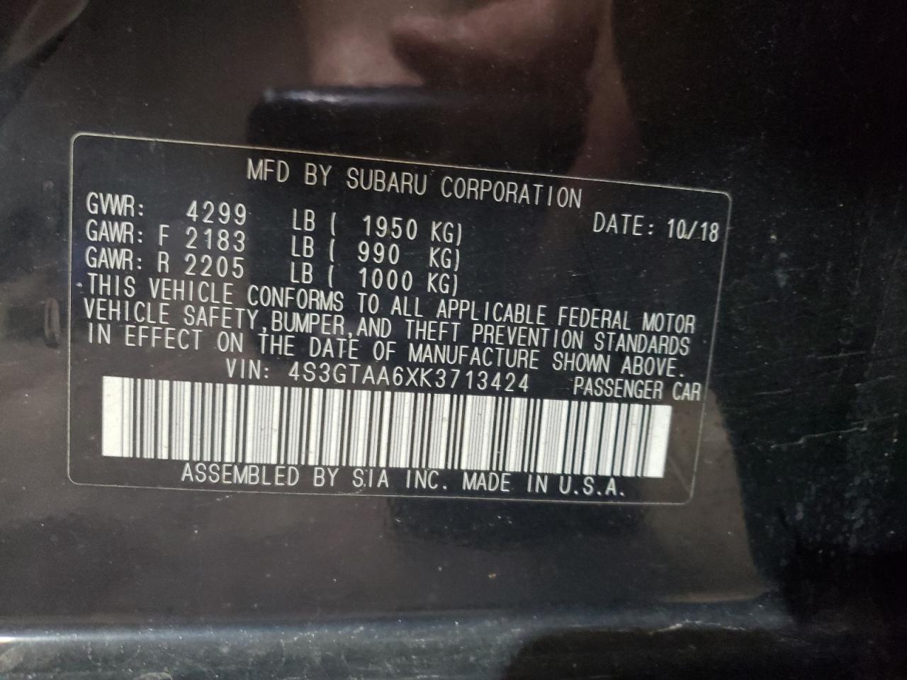 2019 Subaru Impreza - Image 15