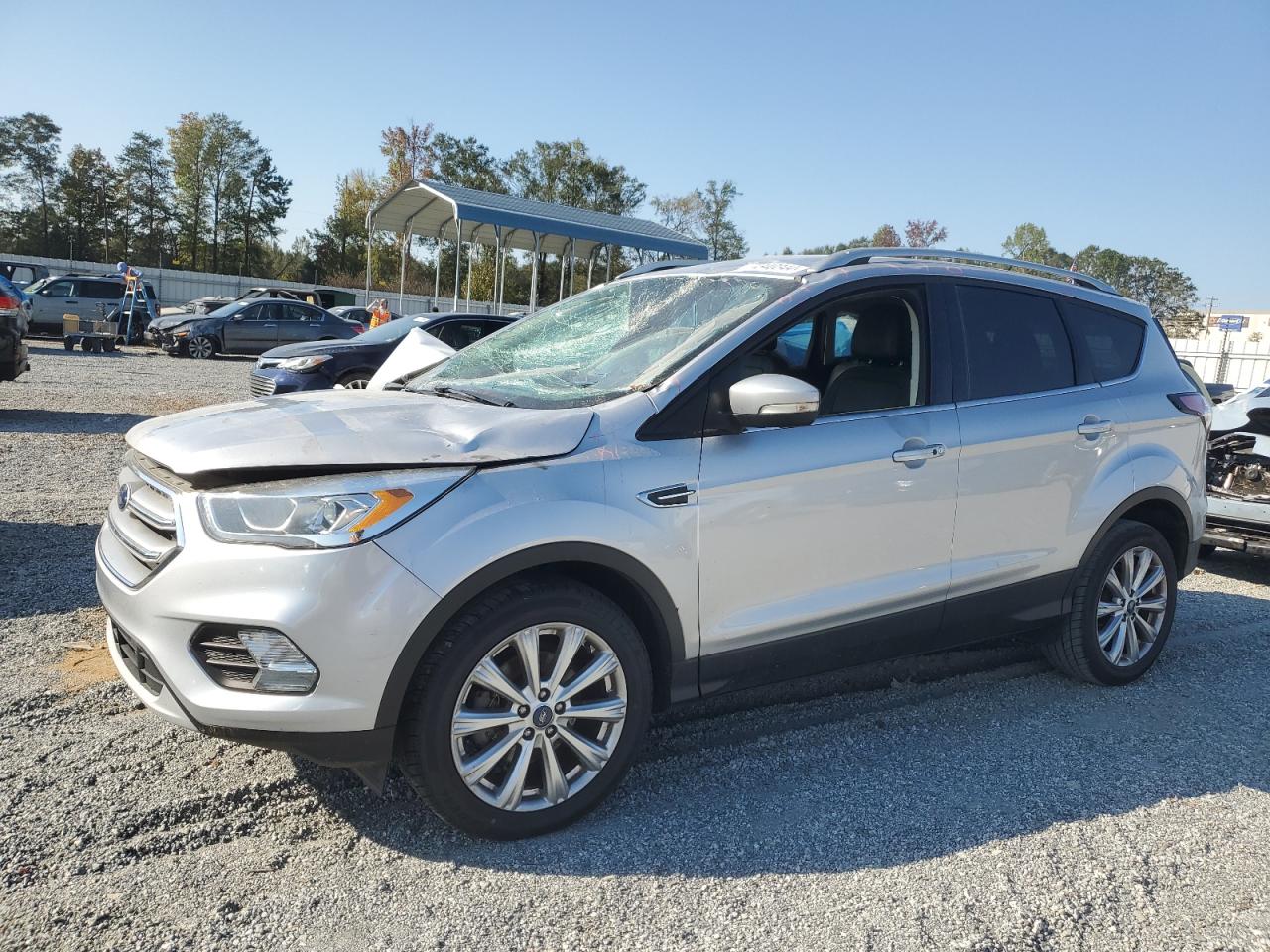 2017 Ford Escape Titanium VIN: 1FMCU0JD3HUD04278 Lot: 74340344