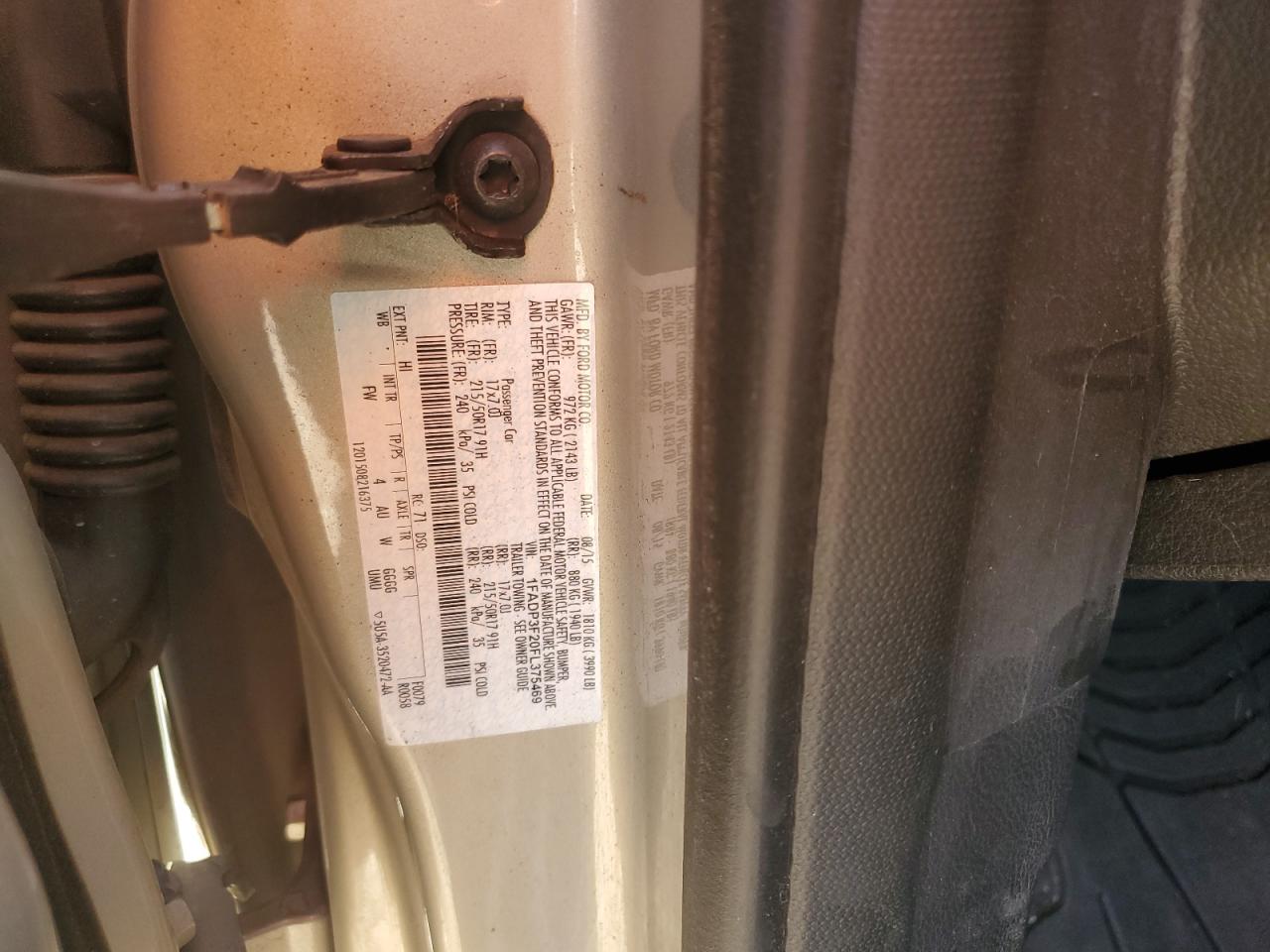 1FADP3F20FL375469 2015 FORD FOCUS - Image 14