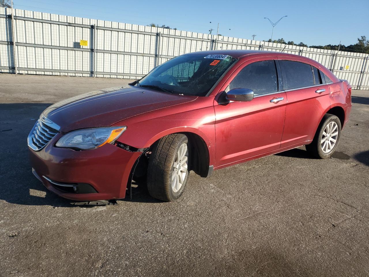 2014 Chrysler 200 Limited VIN: 1C3CCBCG7EN159640 Lot: 76130634