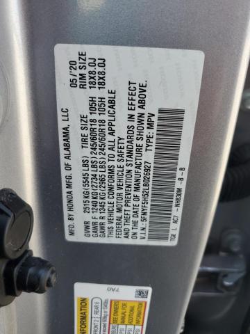 5FNYF5H52LB026927 Honda Pilot EXL 13