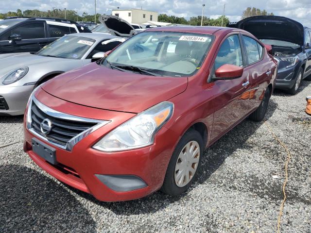  NISSAN VERSA 2016 Червоний