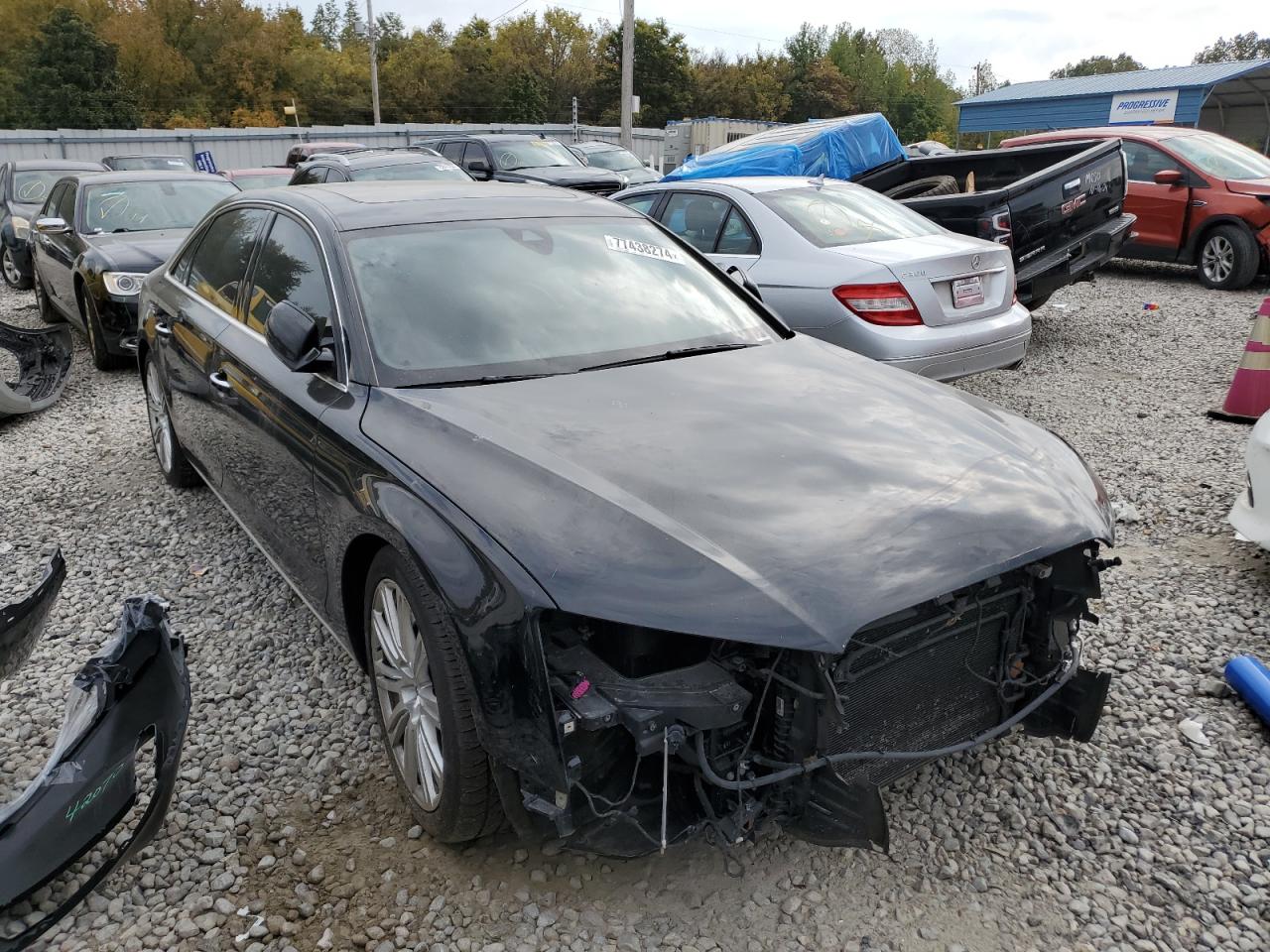 2013 Audi A8 L Quattro VIN: WAURGAFDXDN007725 Lot: 77438274