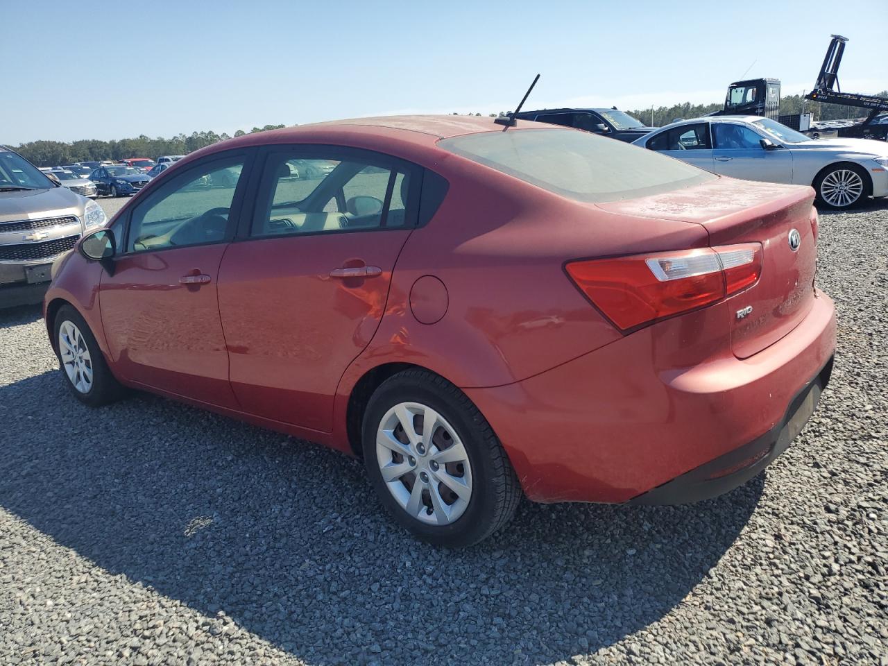 2014 Kia Rio Lx VIN: KNADM4A39E6371004 Lot: 76258354