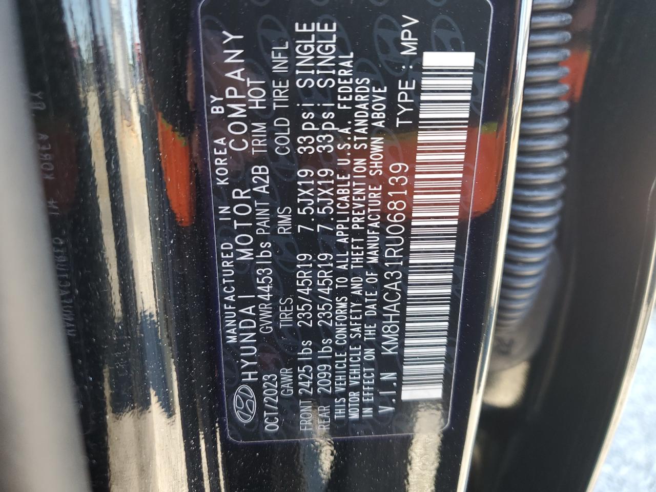 KM8HACA31RU068139 2024 Hyundai Kona N Line