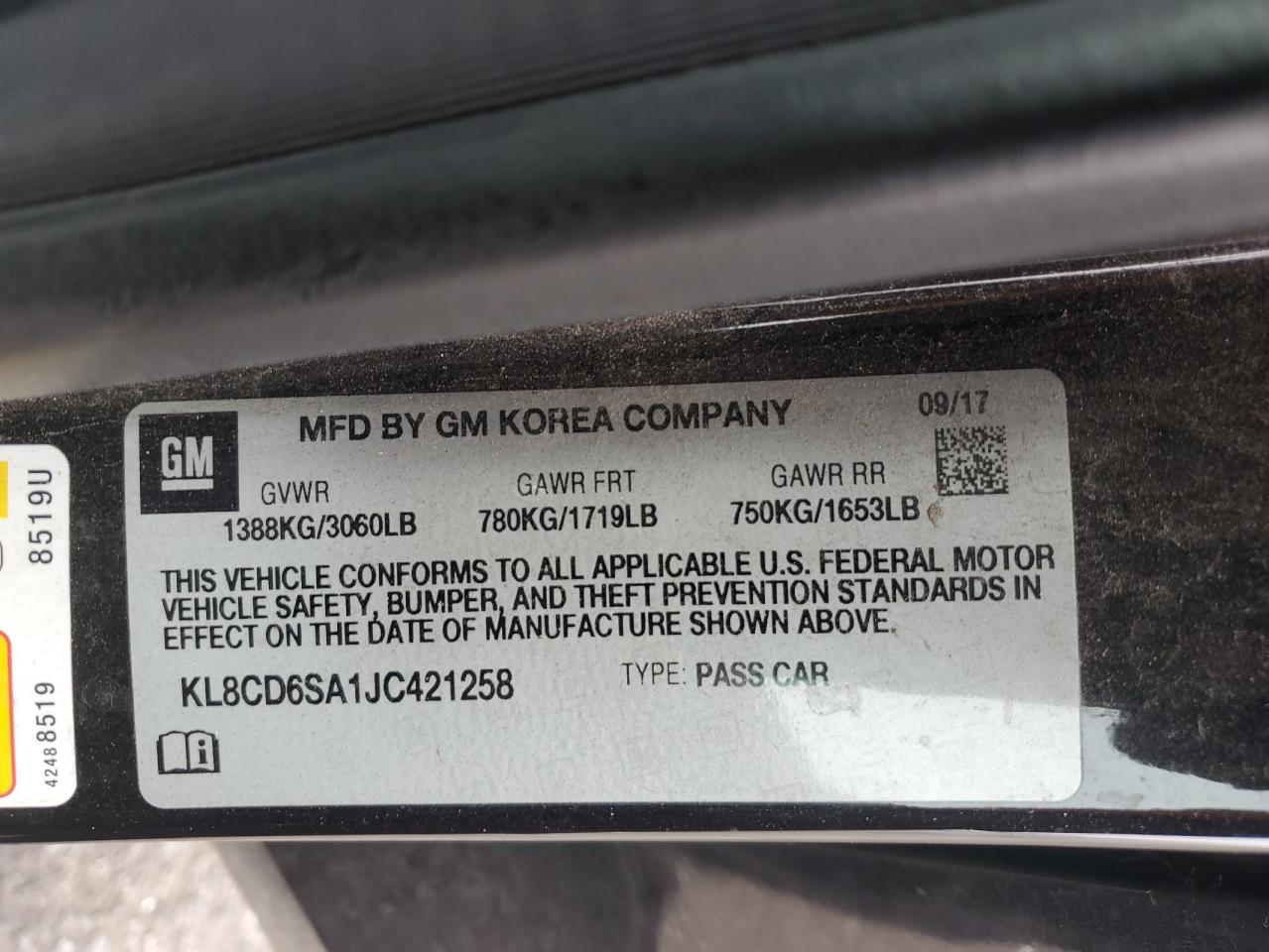 2018 Chevrolet Spark - Image 12