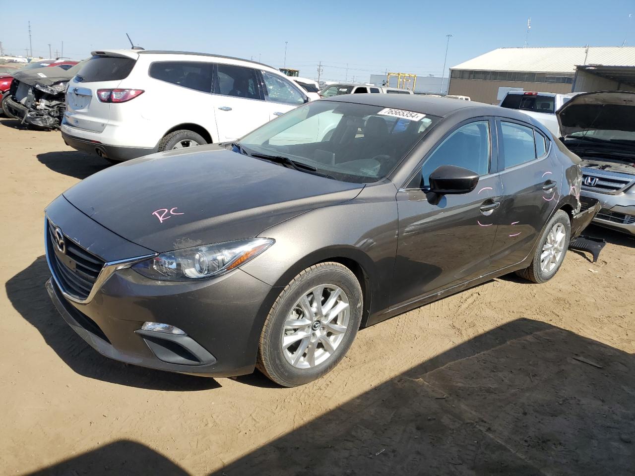 2014 Mazda 3 Grand Touring VIN: JM1BM1W76E1179184 Lot: 76565354