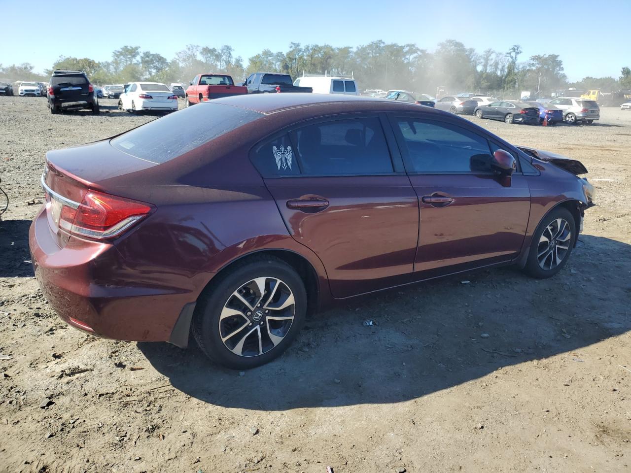 2013 Honda Civic Ex VIN: 19XFB2F86DE200133 Lot: 75127044