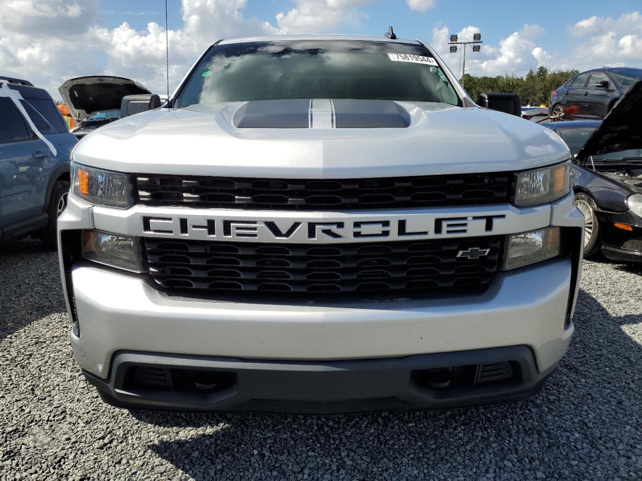 2021 Chevrolet Silverado C1500 Custom VIN: 1GCPWBEK0MZ320861 Lot: 75819544