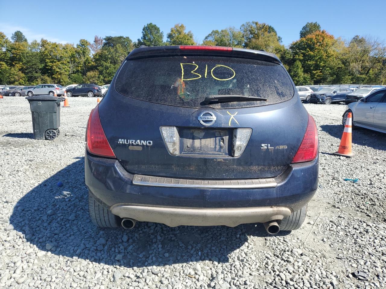 2006 Nissan Murano Sl VIN: JN8AZ08W16W532810 Lot: 75893674