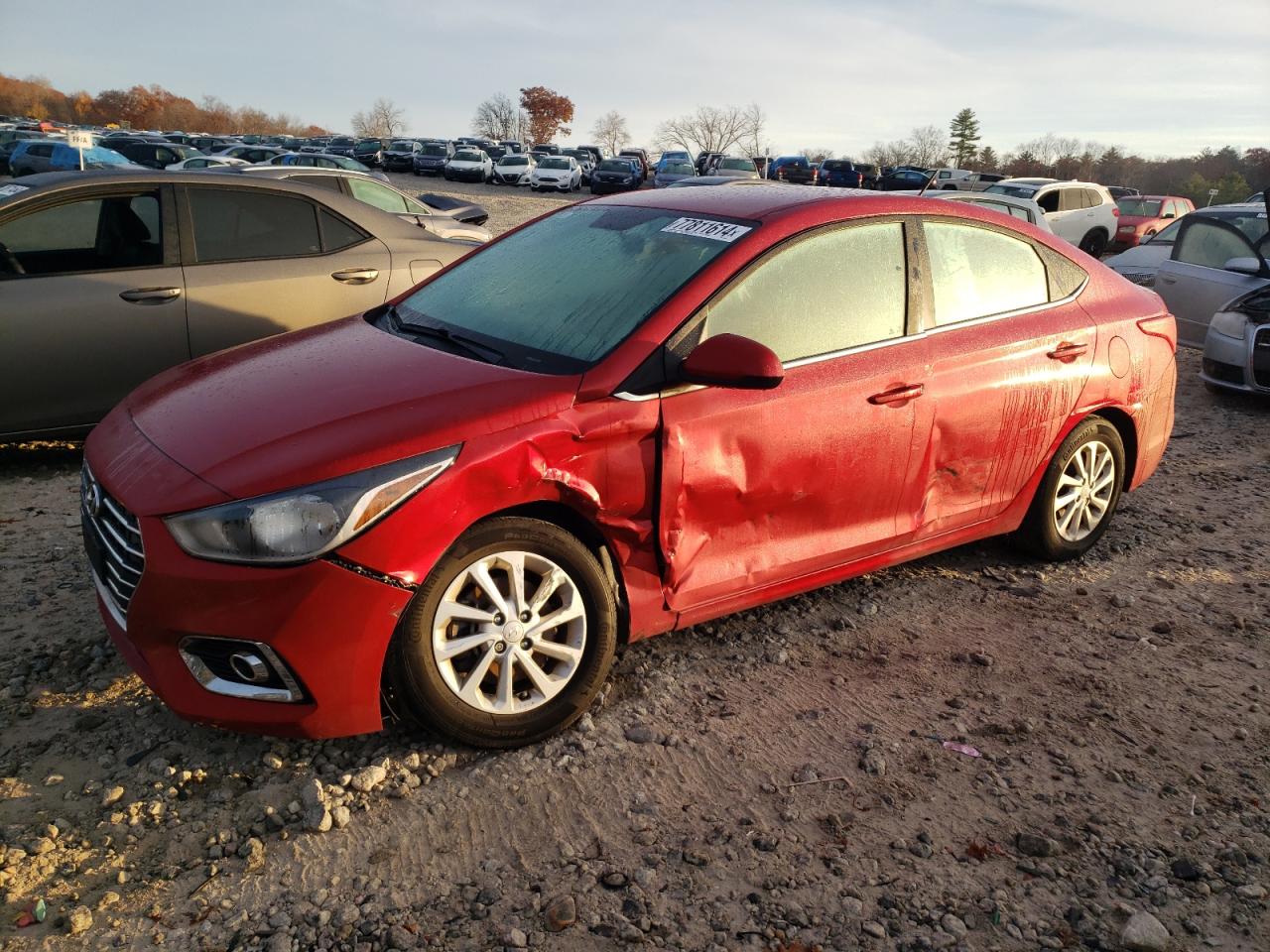 2022 Hyundai Accent Se en Venta en West Warren, MA - Side