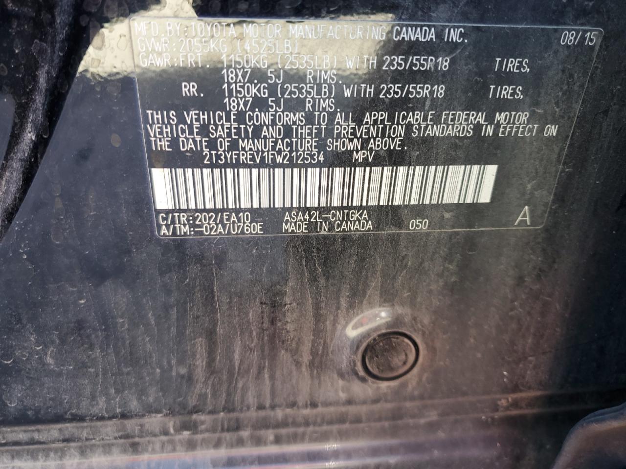 2015 Toyota RAV 4 - Image 13