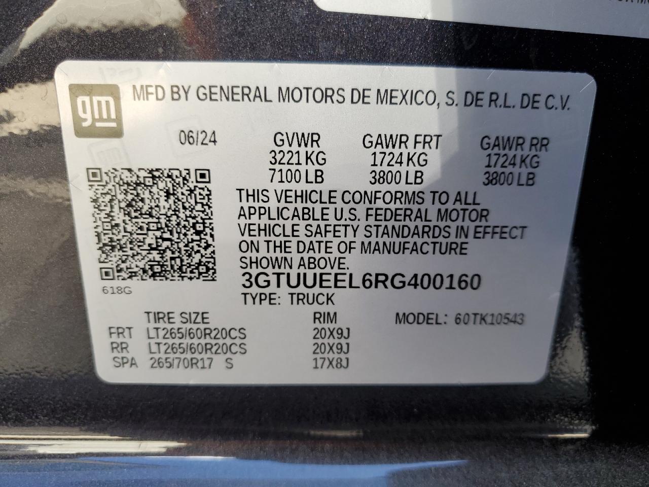 3GTUUEEL6RG400160 2024 GMC Sierra K1500 At4