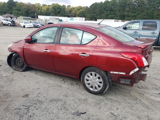 Sedans NISSAN VERSA 2016 Red