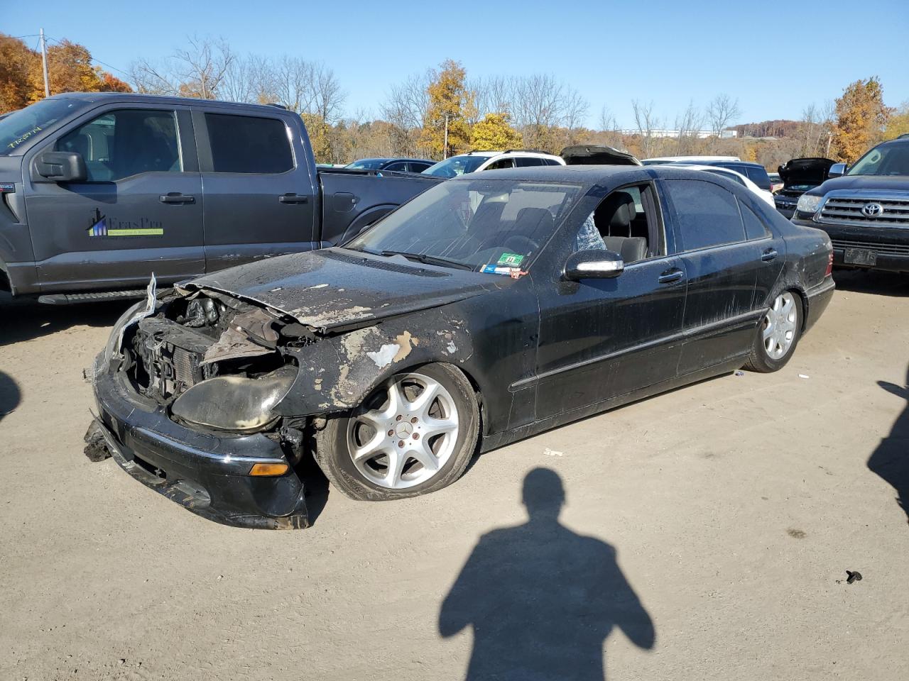 2006 Mercedes-Benz S 430 4Matic for Sale in Marlboro, NY - Burn - Engine