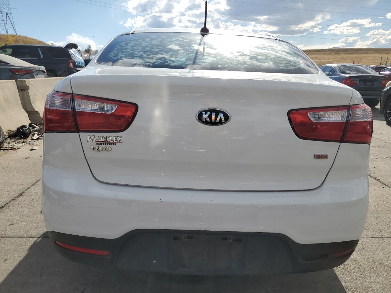 2015 Kia Rio Lx VIN: KNADM4A34F6487261 Lot: 76396584