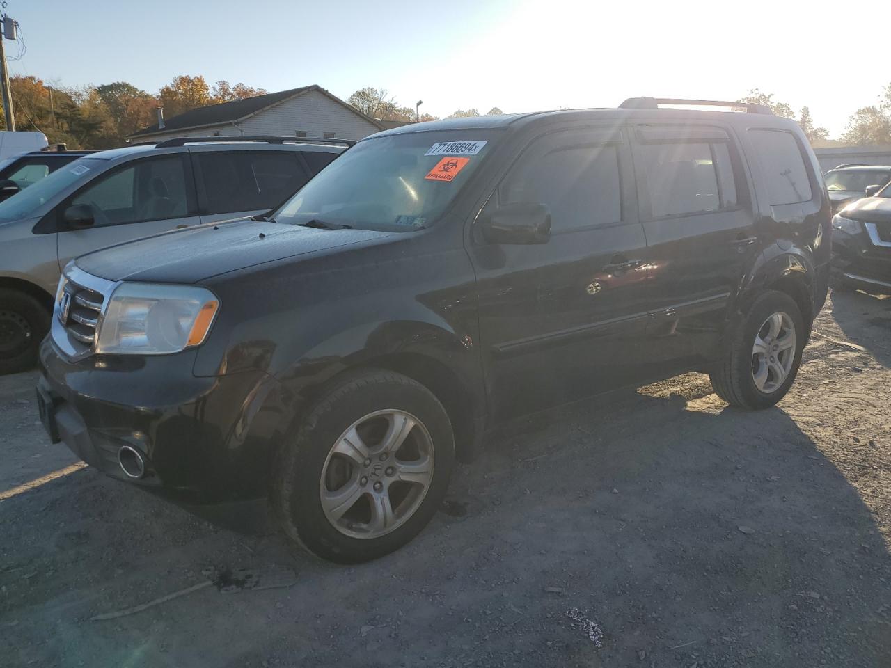 2014 Honda Pilot Exln VIN: 5FNYF4H77EB043754 Lot: 77186694