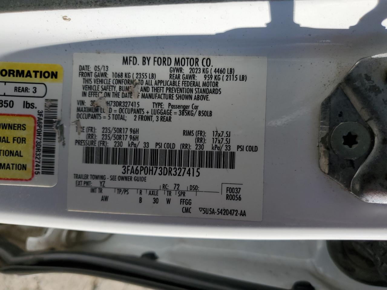 2013 Ford Fusion - Image 14