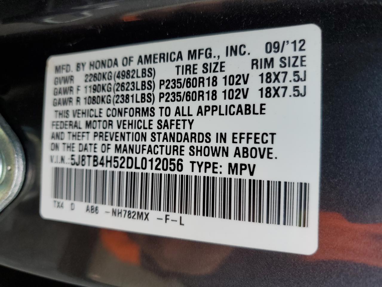2013 Acura RDX - Image 13