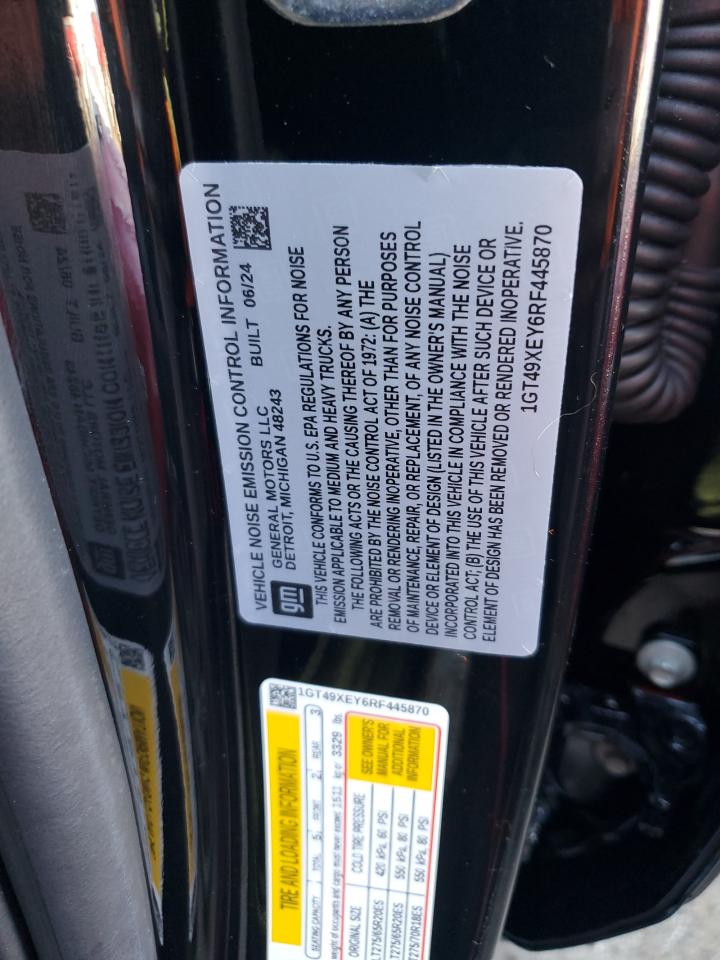 1GT49XEY6RF445870 2024 GMC Sierra K2500 Denali Ultimate