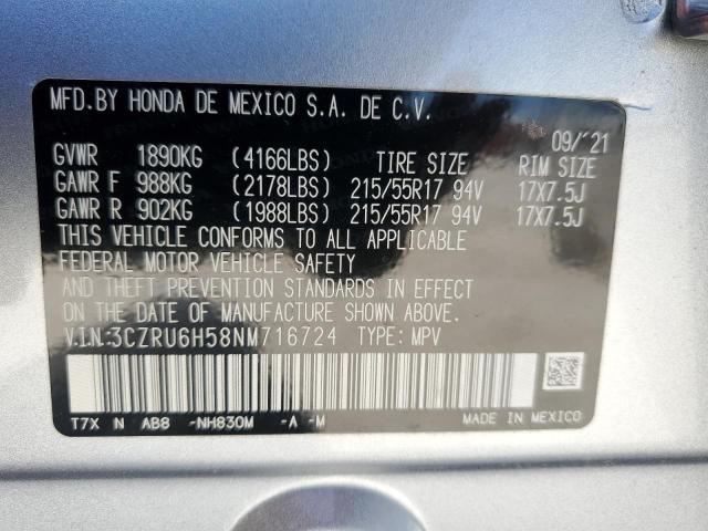 3CZRU6H58NM716724 Honda HR-V EX 13