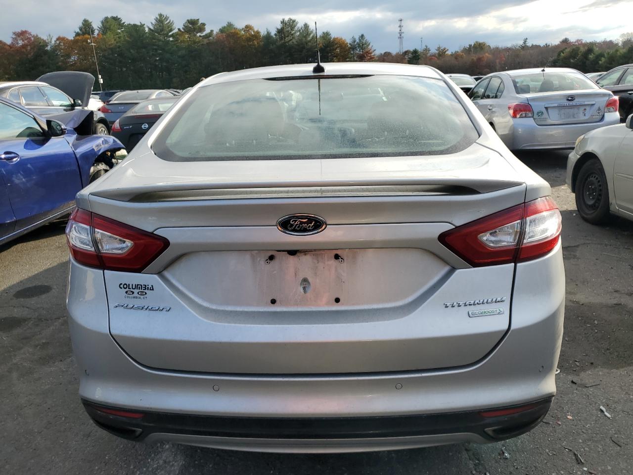 2016 Ford Fusion Titanium VIN: 3FA6P0K93GR400295 Lot: 76828714