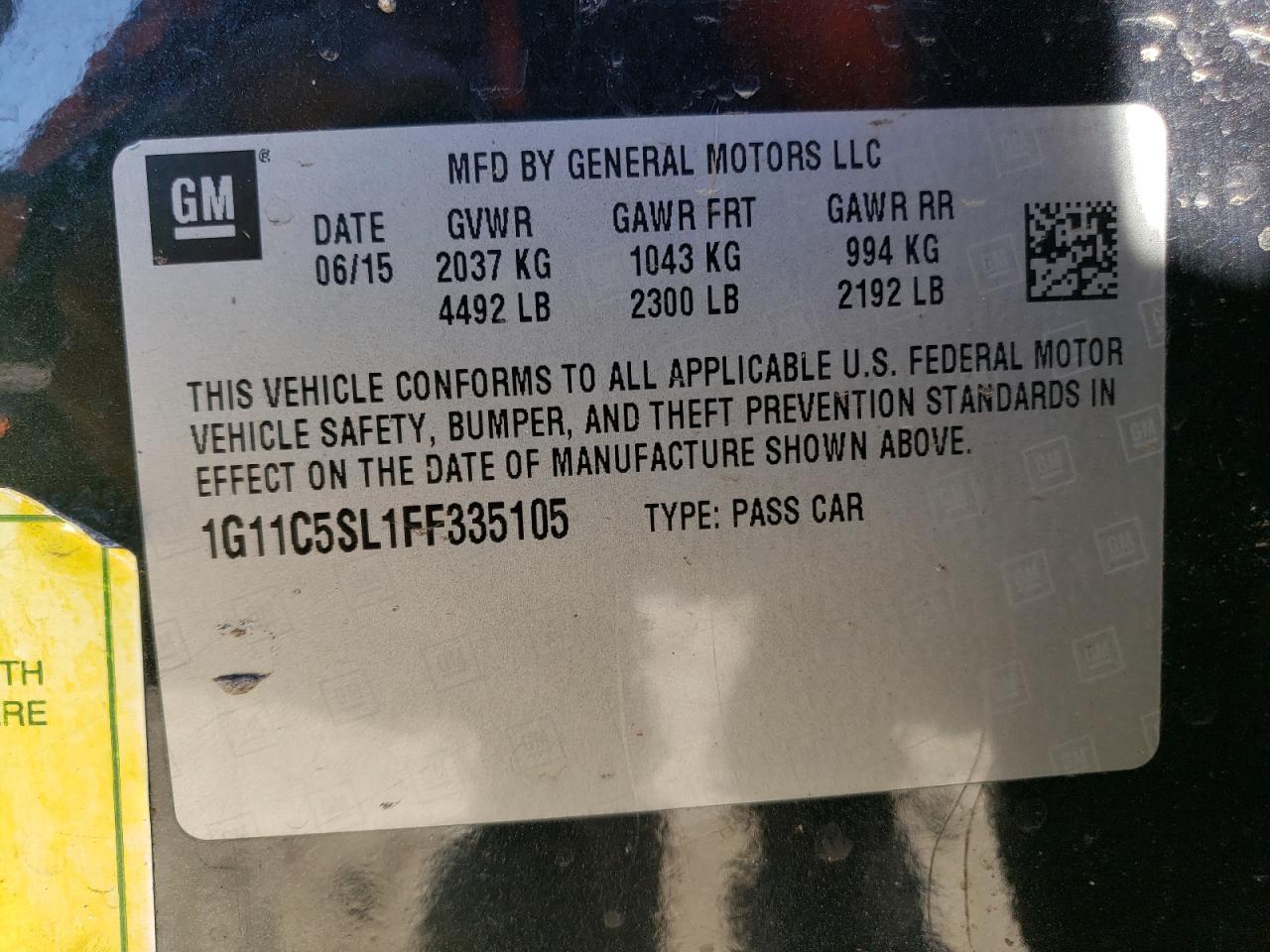 2015 Chevrolet Malibu - Image 12