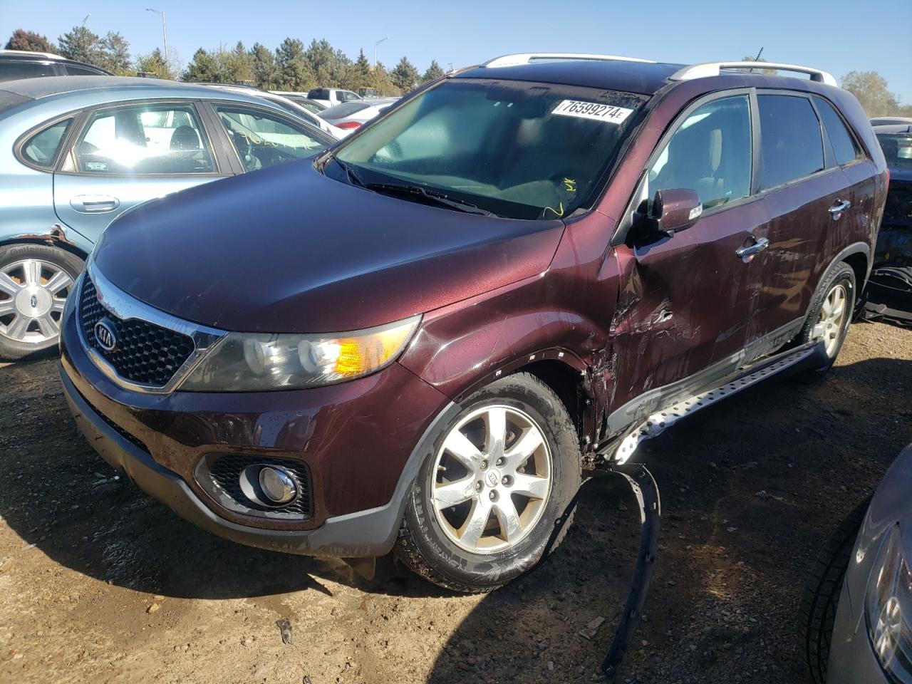 2011 Kia Sorento Base VIN: 5XYKT3A13BG095739 Lot: 76599274