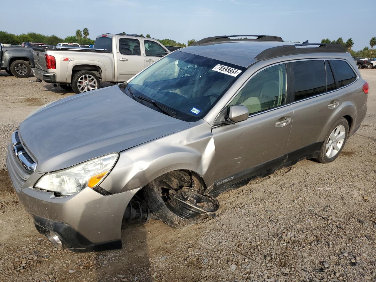 VIN 4S4BRBCC7E3317145 2014 SUBARU OUTBACK no.1