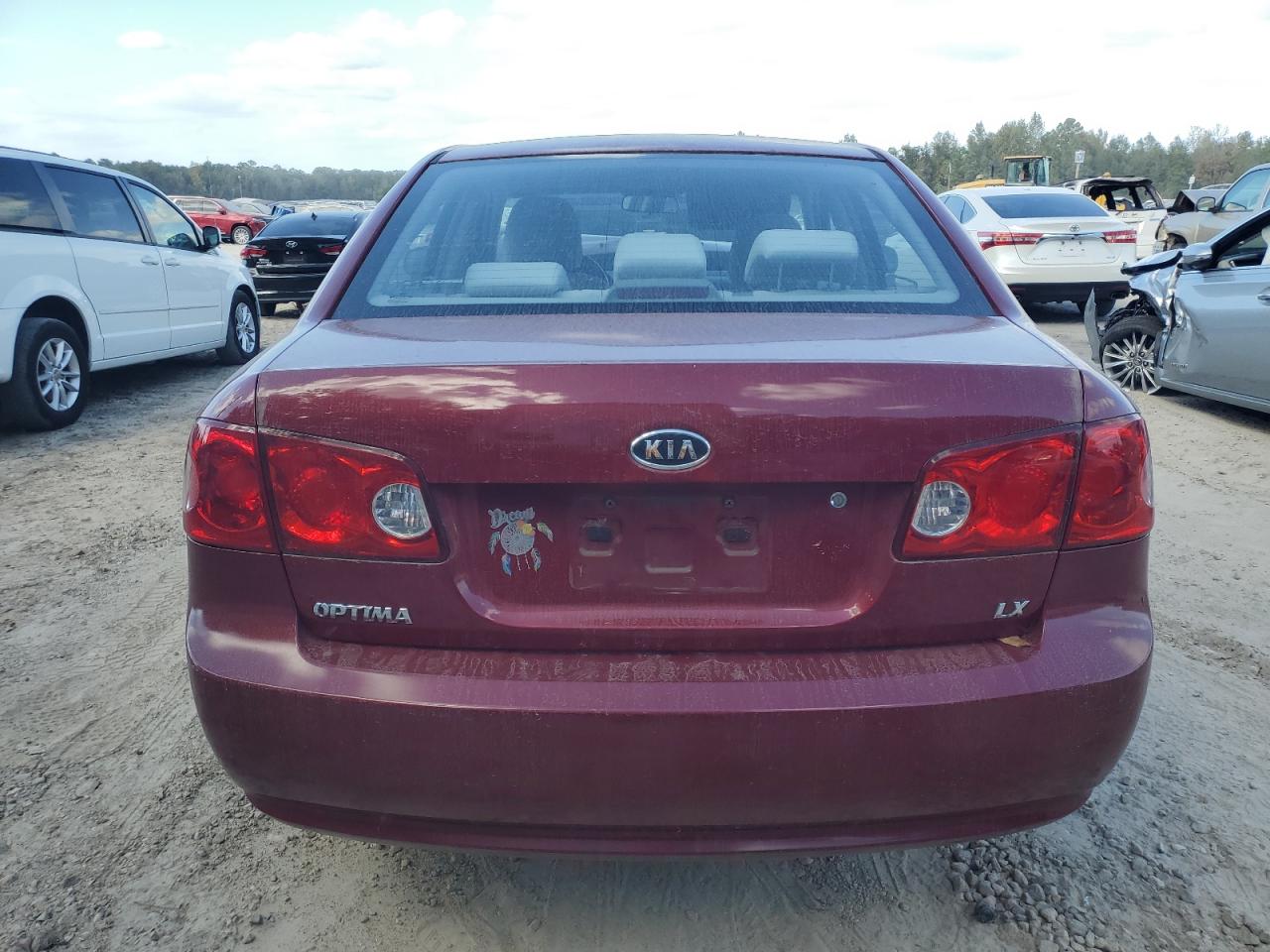 2007 Kia Optima Lx VIN: KNAGE123975111492 Lot: 78678434