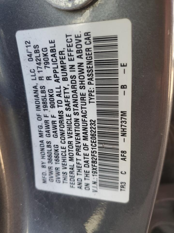 2012 Honda Civic - Image 12