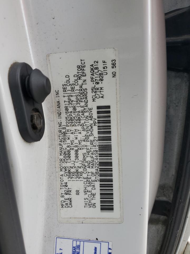 5TDBA22C44S015127 2004 Toyota Sienna Xle