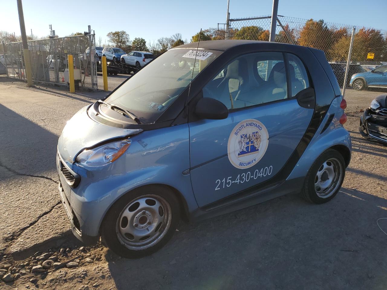 2013 Smart Fortwo Pure للبيع في Chalfont، PA - Front End