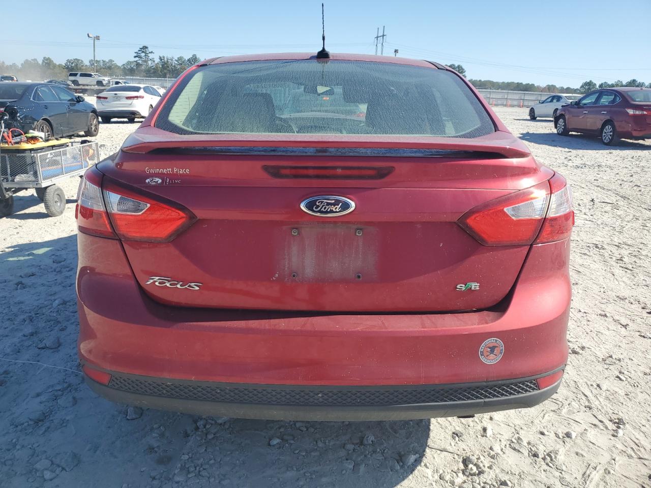 2012 Ford Focus Se VIN: 1FAHP3F20CL292704 Lot: 76901324