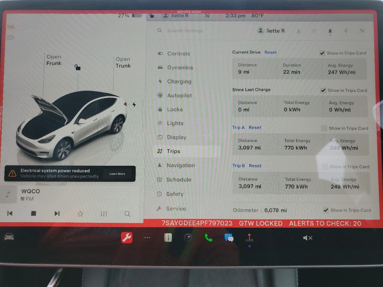 7SAYGDEE4PF797023 2023 Tesla Model Y