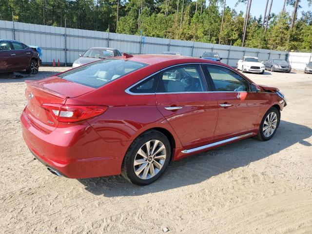  HYUNDAI SONATA 2017 Бургунді