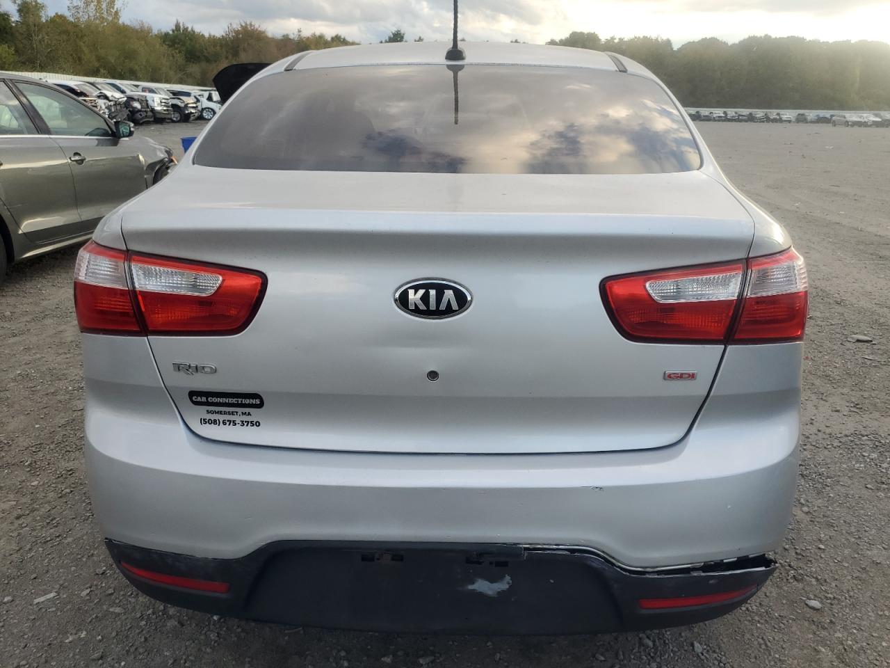 2013 Kia Rio Lx VIN: KNADM4A37D6240376 Lot: 75471244