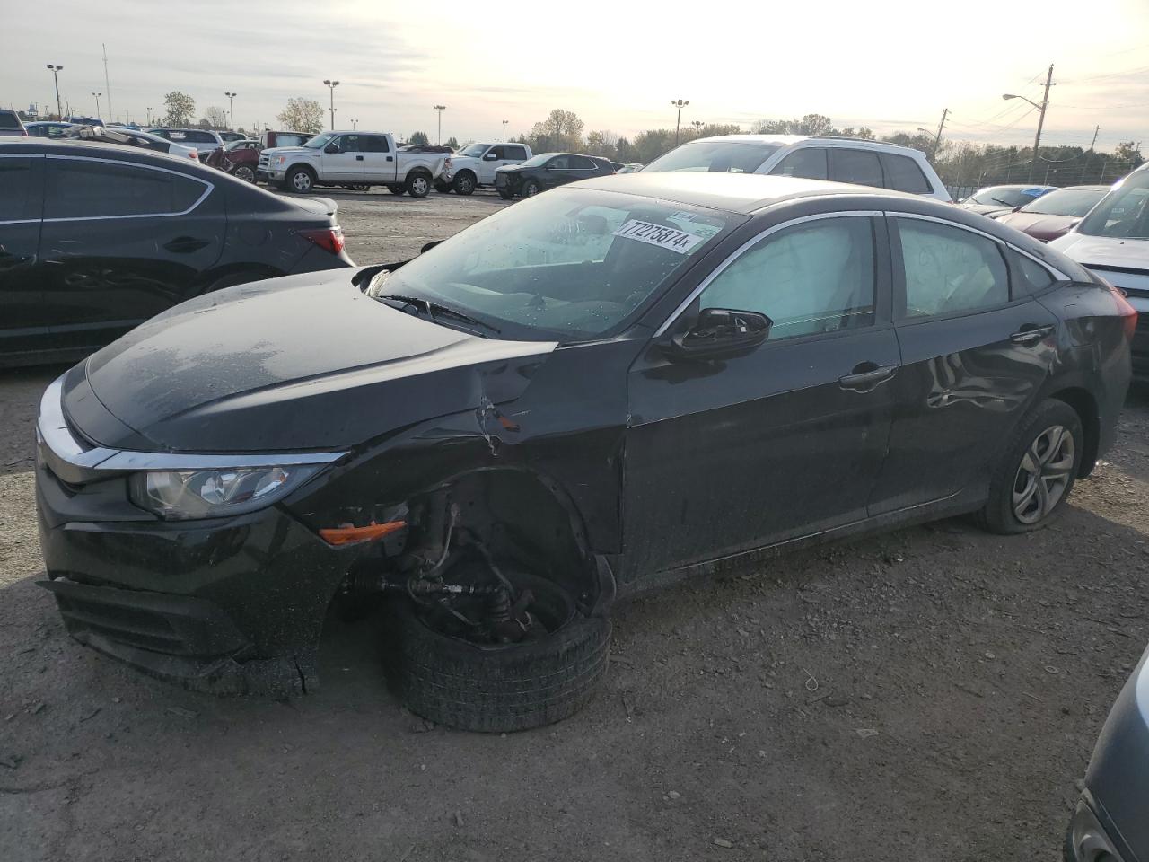 VIN 19XFC2F51GE079406 2016 HONDA CIVIC no.1