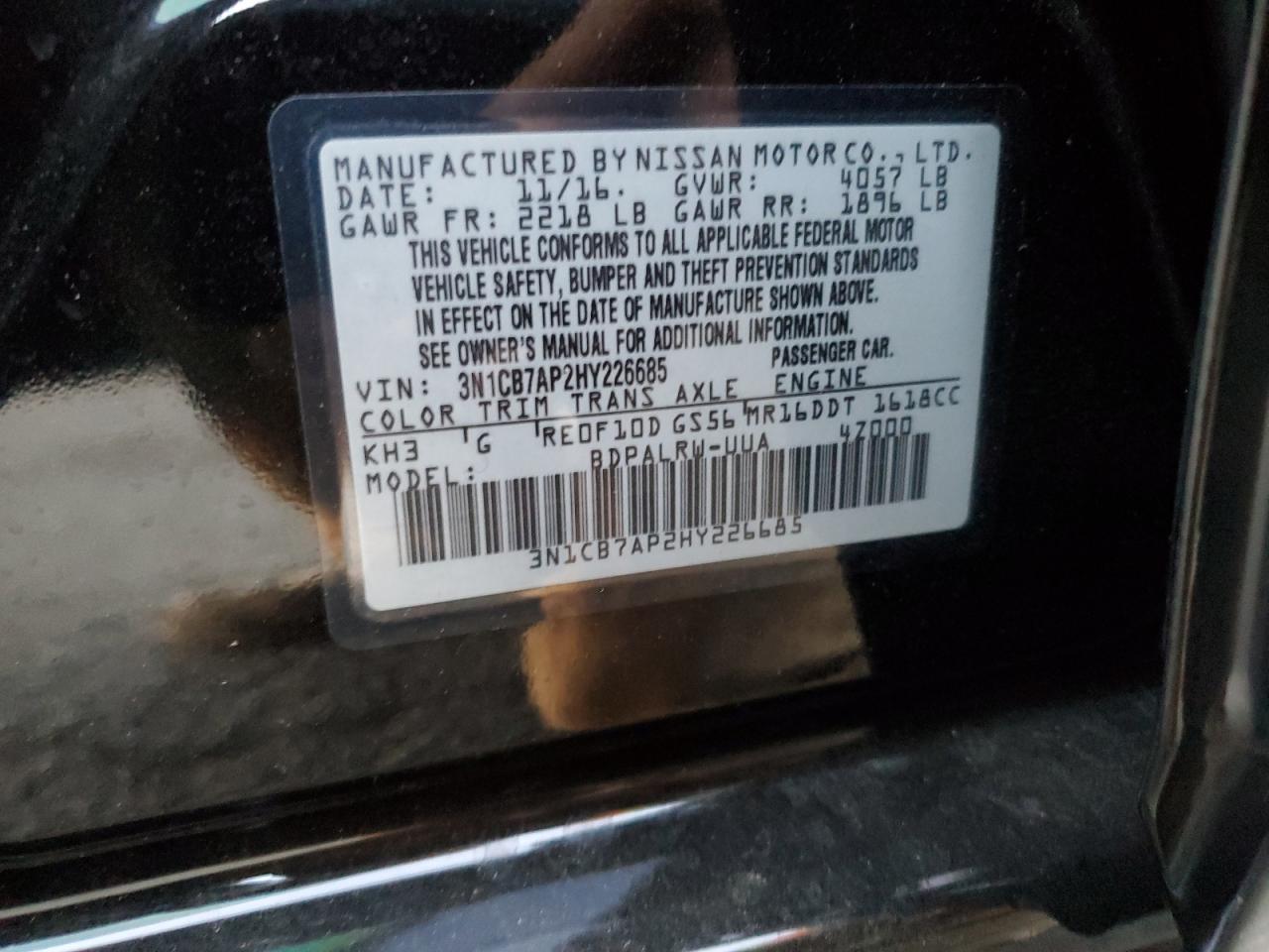 2017 Nissan Sentra - Image 12