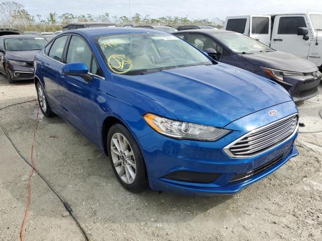 Sedans FORD FUSION 2017 Granatowy