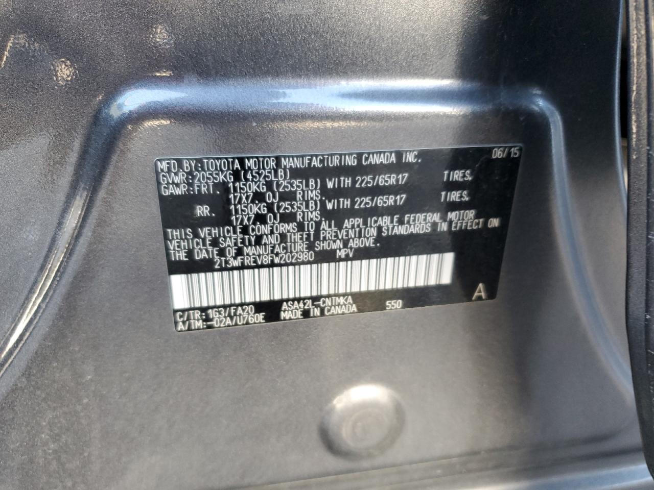 2015 Toyota RAV 4 - Image 12
